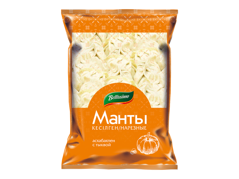 Bellissimo манты с говядиной и тыквой